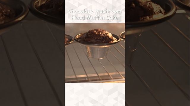 Chocolate Mushroom Head Muffin Cake #shorts смотреть онлайн
