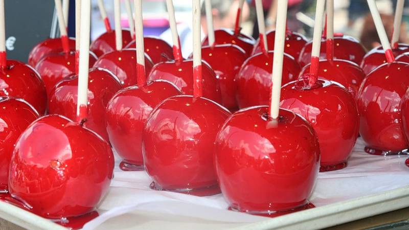 Карамельные яблоки/яблоки в карамели/homemade caramel apples смотреть онлайн