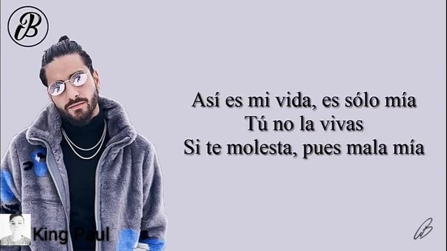 Maluma - Mala Mía (Official Video) Lyrics|Versuri