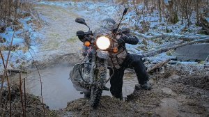 Медведь Шатун 2024. Зимняя мотоэкспедиция. Bajaj boxer . Урал с коляской. Зимой на мотоцикле.