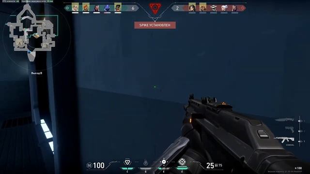 Тест записи Valorant (Deathmatch + Rating match) смотреть онлайн