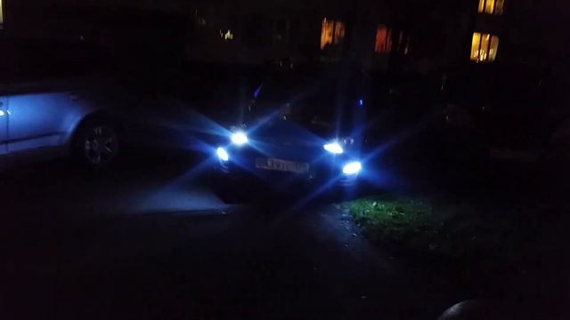 ДХО Lada Kalina2 из светодиодов матрицы, дисплея ноутбука