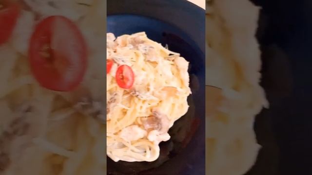 Паста с креветками и грибами 🔥💯🔥#пастарецепт смотреть онлайн