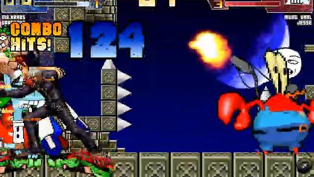 MUGEN battle #1588: Team Mr.Krabs vs Team Mung Daal смотреть онлайн