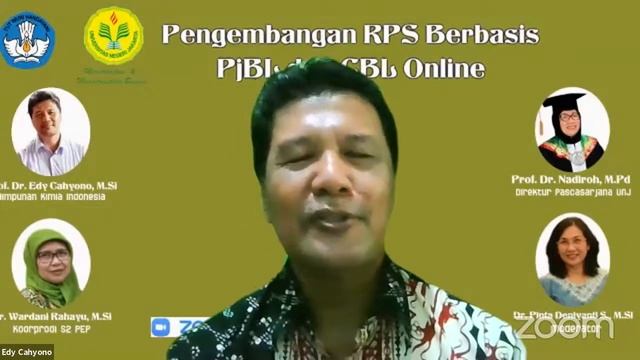 Webinar Program Magister PEP "Pengembangan RPS Berbasis PJBL dan CBL Online" смотреть онлайн