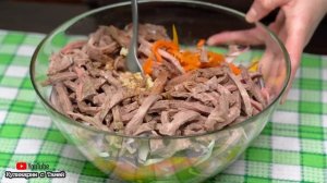 ЗРЯ РАНЬШЕ ТАК НЕ ГОТОВИЛА! Салат "ВОСТОЧНЫЙ" | Кулинарим с Таней