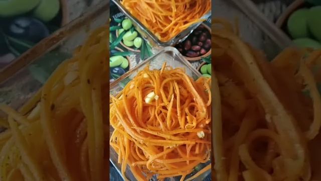 Вкусная и полезная закуска из моркови! Морковь По-корейски!#shorts смотреть онлайн