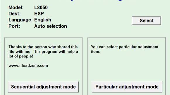 Сброс памперса Epson L8050 L18050 L18058 L8058 Adjustment Program смотреть онлайн