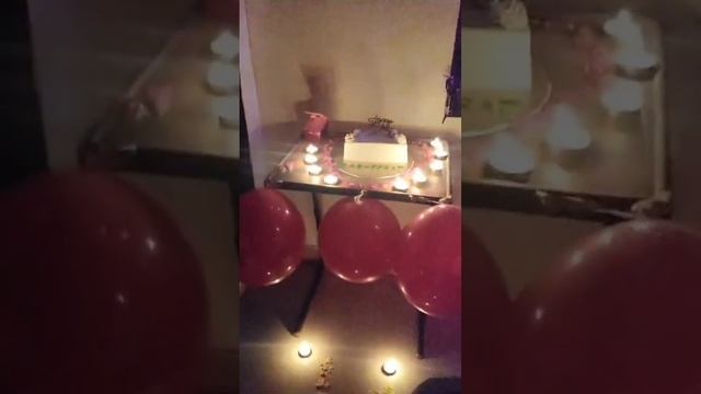 6th month Anniversary Surprise #viral #couple #shorts #love #trending #decoration #memory #cake🎂👫❤ смотреть онлайн