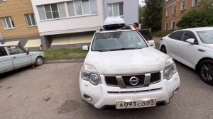 Nissan X Trail T 31 Установка автобокса на штатную люстру.  Магазин Автохаус г. Тверь