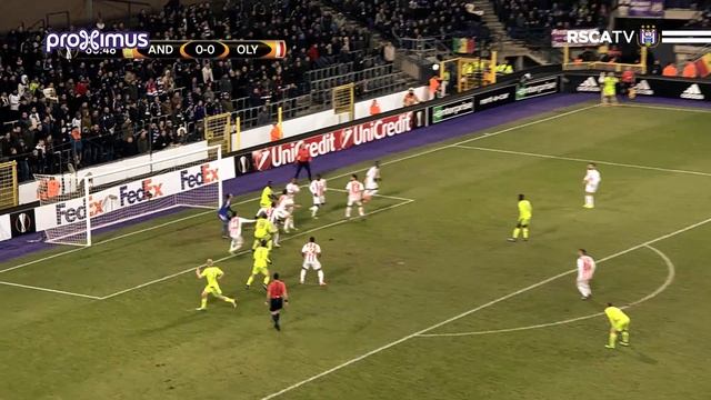RSC Anderlecht 1-0 Olympiacos FC смотреть онлайн