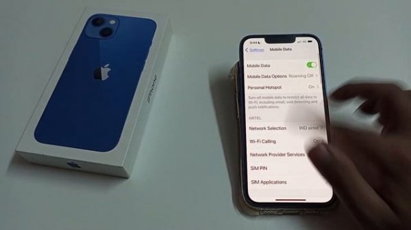 how to enable/disable Volte option in iphone 13