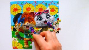 44 котенка - Главная Песня - собираем пазлы для детей 44 котёнка - 44 Cats | Danik and Lesha