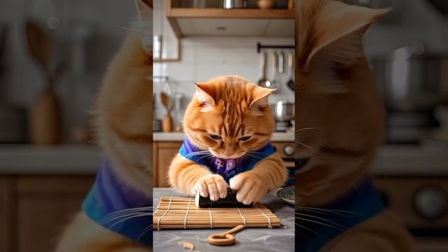 Мурзик опять готовит суши. смотреть онлайн