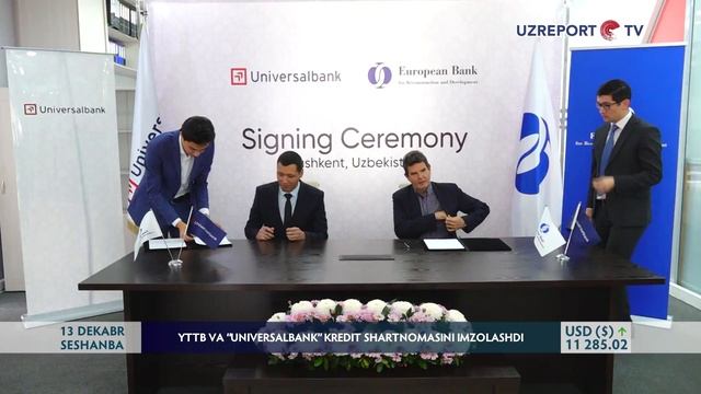 YTTB va “Universalbank” kredit shartnomasini imzolashdi смотреть онлайн