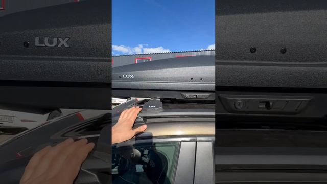 Renault Arkana - установка багажника на рейлинги LUX Condor и автобокса LUX Irbis 175. Autohouse69