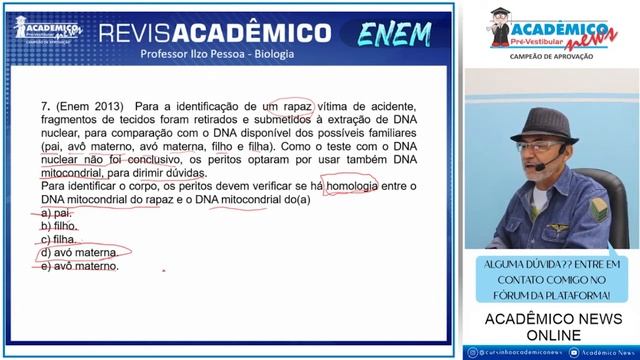 ENEM REVISÃO DE GENÉTICA. смотреть онлайн