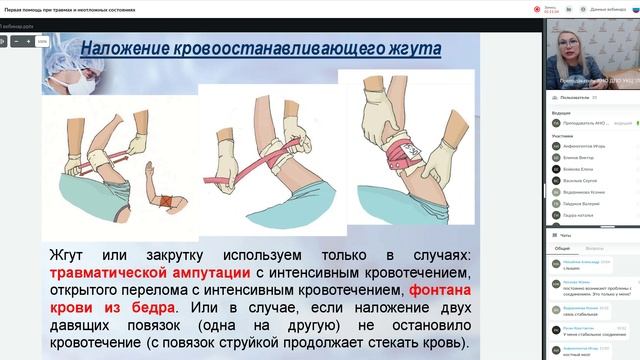 Первая помощь при травмах и неотложных состояниях