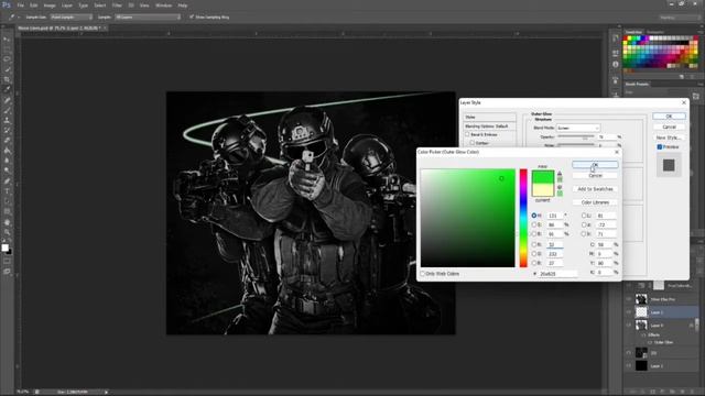 Create Neon Lines in 2 Minutes! || Tutorial смотреть онлайн
