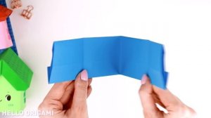 Оригами Коробочка Дом из бумаги | Органайзер из бумаги | Origami Paper House Box