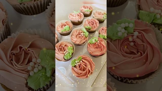 Flower cupcakes #shorts #cupcakes #buttercreamflowers #flowercupcakes смотреть онлайн