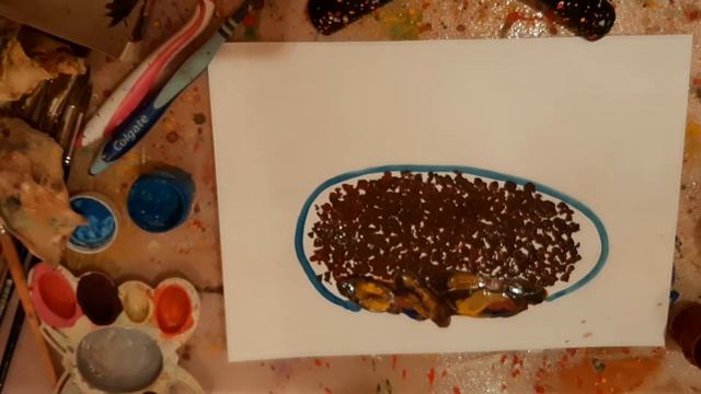 Рисуем вкусные ШПРОТЫ с гречкой🎏🍘 смотреть онлайн