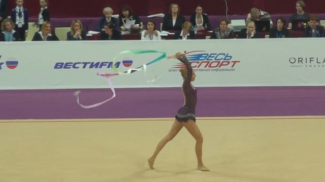 Kudryavtseva Yana, ribbon. Grand Prix Qualification, Moscow, 2015 смотреть онлайн