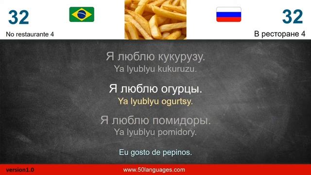 Curso de Russo | Aula 32: No restaurante 4 смотреть онлайн