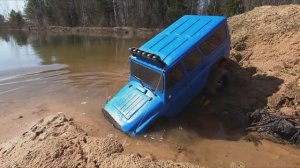 УАЗ и Хаммер на бездорожье. Сравнительный тест.