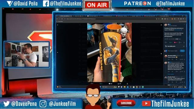 OFFICIAL SUPERMAN Movie LOGO and CinemaCon - Film Junkee Live смотреть онлайн