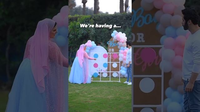 Cute baby gender reveal ❤️💙 #genderparty #boyorgirl #genderreveal #shorts смотреть онлайн