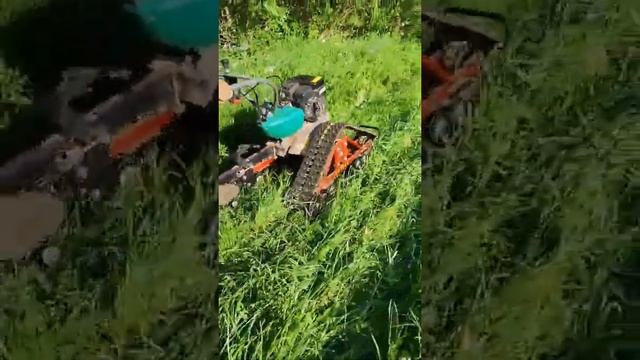 Едем на речку на мотоблоке с гусеницами Крутец и прицепом. #гусеницыкрутец #гусеницы смотреть онлайн