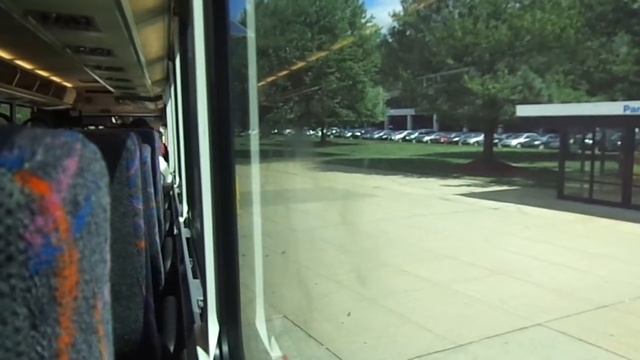 NJT MCI D4500CL #7134 on the 129 to New York via Secaucus Plaza & Union City (Inside) in HD смотреть онлайн