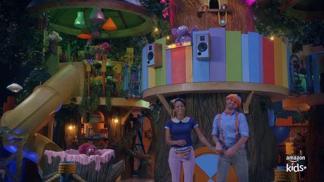 Nighttime | BLIPPI'S TREEHOUSE | Amazon Kids+ Original | Educational Songs For Kids смотреть онлайн