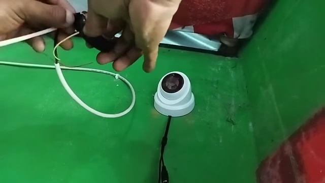 CC Camera Connection || CCTV Camera Cable Connection Wire