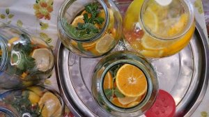 Мохито на зиму. Обалденный вкус. Компот из персиков
