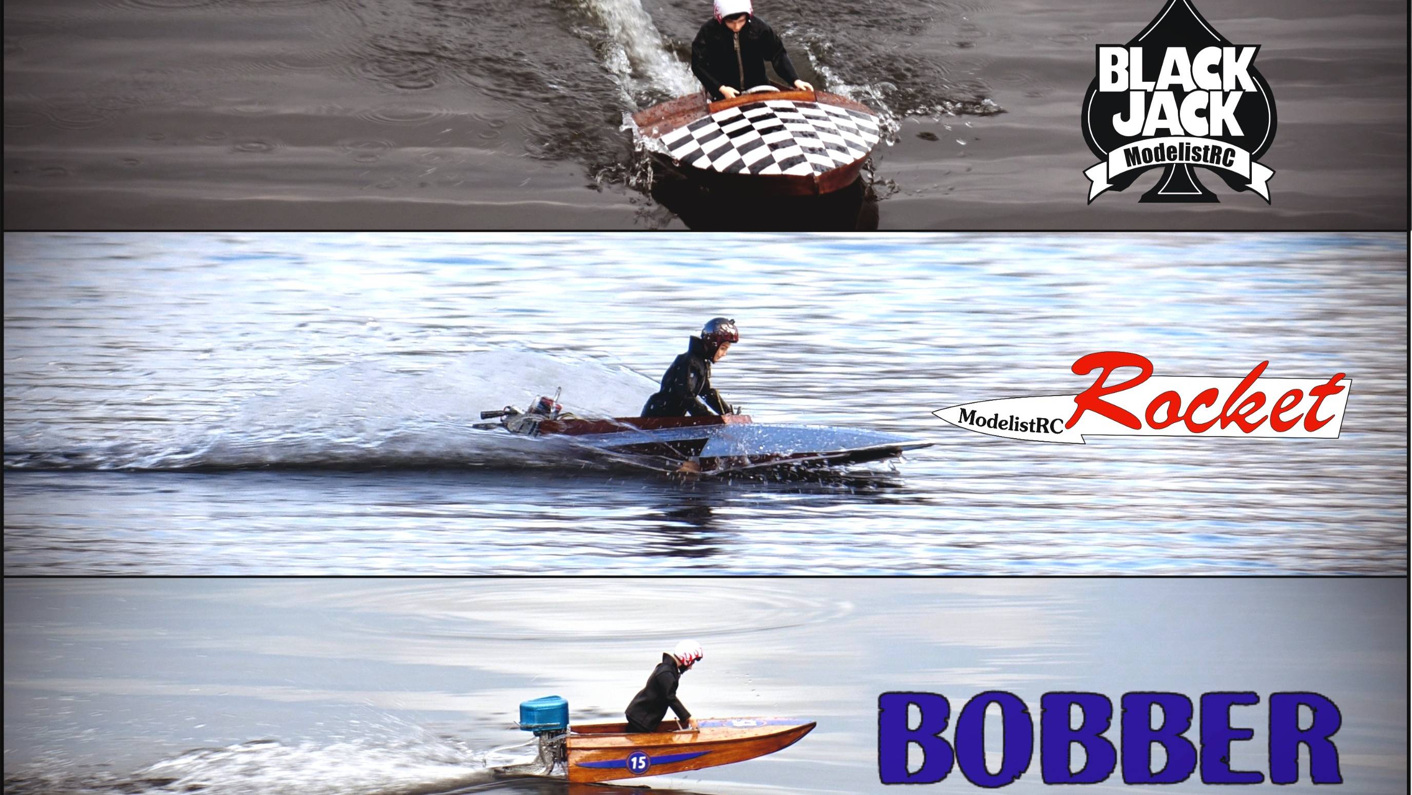 Радиоуправляемые модели винтажных глиссеров от ModelistRC для джентельменских гонок