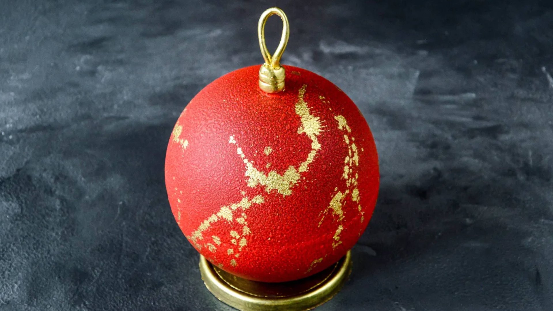 ТОРТ ☆ Елочный ШАР ☆ Красный БАРХАТ смотреть онлайн