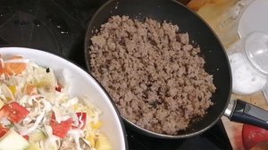 РАГУ ИЗ ОВОЩЕЙ С ФАРШЕМ
