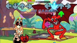 [SWAP] FNF Huggy Wuggy vs Bluey.Exe, Bingo & Muffin Spooky Sings Bluey Can Can | Poppy Playtime 3