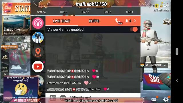 Watch me play PUBG MOBILE via Omlet Arcade! смотреть онлайн