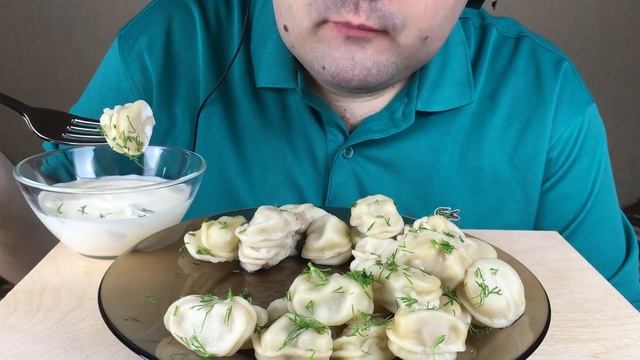 ASMR RUSSIAN PELMENI (Eating Show) Mukbang *NO TALKING* смотреть онлайн
