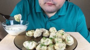 ASMR RUSSIAN PELMENI (Eating Show) Mukbang *NO TALKING*