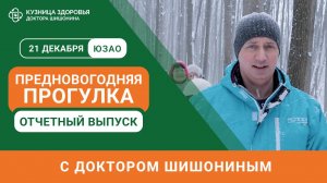 Предновогодняя прогулка с доктором Шишониным / Отчётный выпуск 🏃♂️❤️
