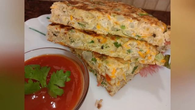 2 types of Omlet for kids and adults || Cheese Omlet || Weight Loss Oats Omlet || Breakfast recipe смотреть онлайн