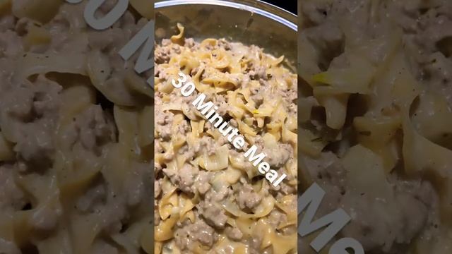 30 Minute Meal…. Creamy GROUND TURKEY STROGANOFF .. Velveeta SKILLETS! #shorts смотреть онлайн