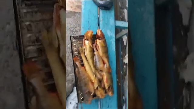окунь копчёный.