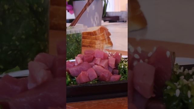 Tuna Tartare - Just Needs Secret Sauce (SPICY SWEET SOY) #shorts смотреть онлайн