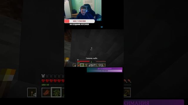 Стрим Майнкрафт c модами Отжимаюсь за 10 рублей! Заходи ко мне !#shorts #short #minecraft смотреть онлайн