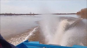 Лодка  с приводом Арнесона Мотор хонда L15A первый спуск на воду Испытания